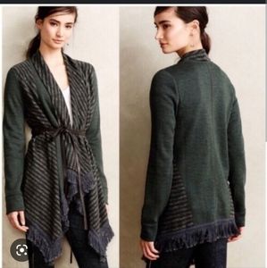 Anthropologie Saturday Sunday Green Sweater